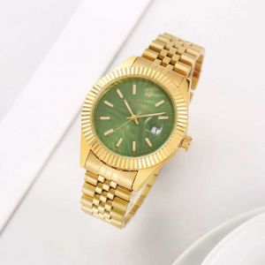 Role_x Oyster Perpetual Date Just Gold-Green 40 Battery