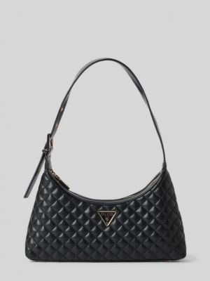 Guess rianee eco quilted 30cm handbag with og box(5308-black)