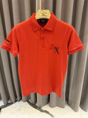 Arman_i Exchange Chest Logo Polo T-shirt Orange