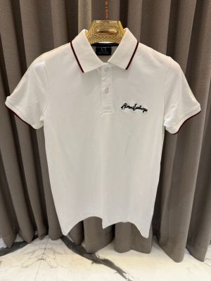 Arman_i Exchange Chest Logo Polo T-shirt White