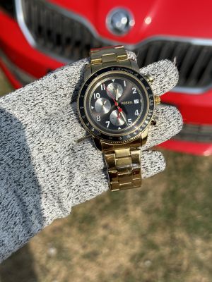 Fossi l Tourer Chronograph Gold Black