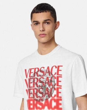 Versace Couture White Printed Premium T-Shirt