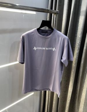 Chrome Hearts Purple Back Print Imported oversized T-Shirt