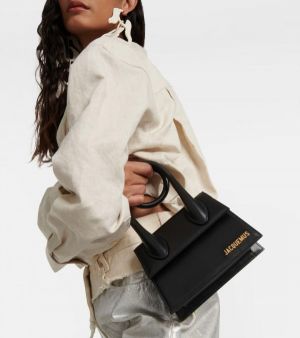 Jacquemus Le Chiquito Noeud Bag With OG Box Dust Bag & Extra Sling Belt (Black - 135)