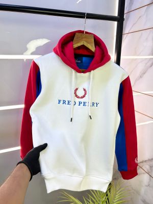 Fred Perry Imported White Super Premium Hoodie F2202-WH