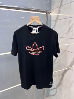 Adida s Round Neck T shirt With Printed Brand Logo White 1933