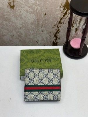 GUCC_I PREMIUM WALLET WITH OG BOX MODEL NO -4 BLUE