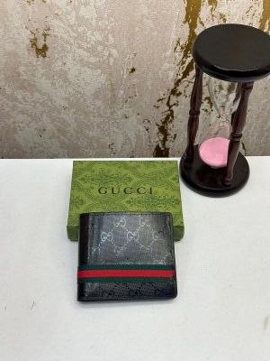 GUCC_I BLACK PREMIUM WALLET WITH OG BOX MODEL NO -5