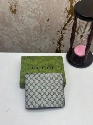 GUCC_I BROWN PREMIUM WALLET WITH OG BOX MODEL NO -10