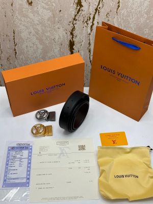 LOUIS_VUITTON_PREMIUM_BELT_DOUBLE_BUCKLE_WITH_BOX_CARRYBAG_BILL_(LV-26)