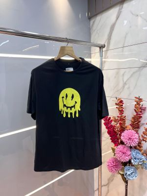 Drip House Black Imported Premium Round Neck Printed Tshirt 3100