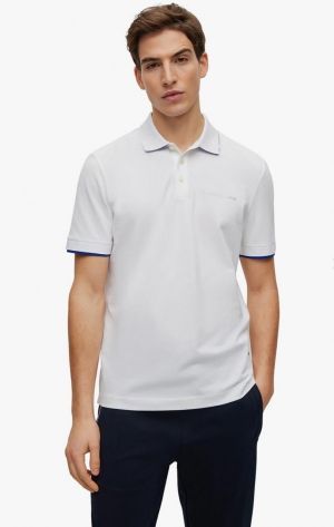 Hugo  Boss X Porsche Edition White Premium Polo T-Shirt