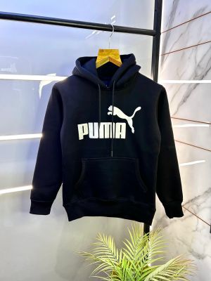 Pum a Imported Black Printed Super Premium Hoodie F2975-B2