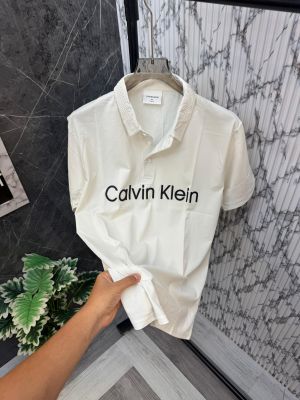 CALVIN.KLEIN.IMPORTED.FRONT.PRINTED.PREMIUM.BRAND.SERIES.COTTON.LYCRA.FABRIC.POLO.NECK.TSHIRT.
