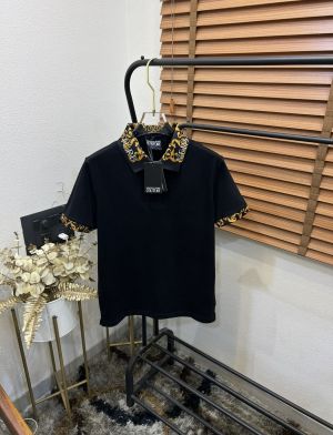 Versac_e Imported Very Premium Bio Washed Classic Polo T-shirt (DN 514)