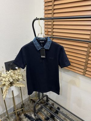 Versac_e Imported Very Premium Bio Washed Classic Polo T-shirt (DN 514)