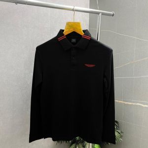 Hacket_t Black Premium Polo Full Sleeves Tshirt 486