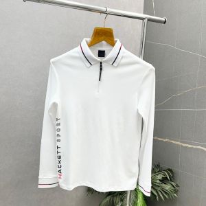 Hacket_t White Premium Polo Full Sleeves Tshirt 486