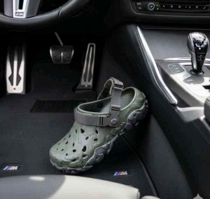 crocss all terrain atlas army green clogs