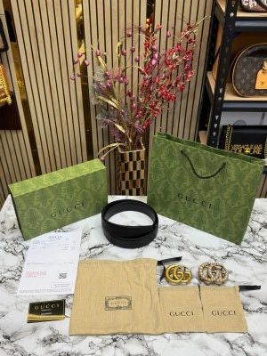 GUCC_I BELT COMBO PREMIUM QUALITY WITH OG BOX DUST BAG CARRY BAG G 1