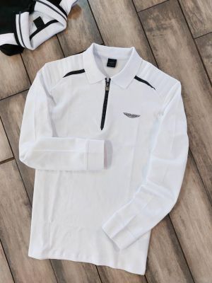 Hacket_t White 03 Premium Polo Full Sleeves Tshirt 486