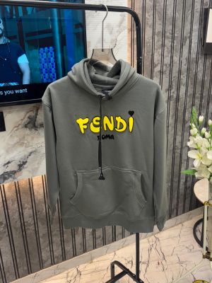 Fendi.Roma.Imported.Front.Letter.Embossed.Very.Premium.Fleece.Hoodie.MR192