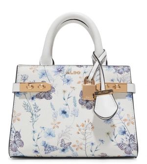 Aldo_Lisbon_Womens_White_Satchel_with_box_5721