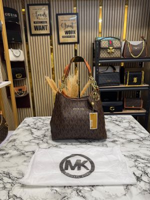 Michael_Kors Fulton Handbag With Dust Bag (Brown)