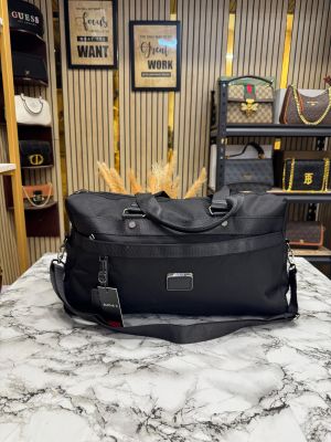 Tumi Alpha Bravo Mason Premium Quality Duffle Travel Bag (T95884-Black)