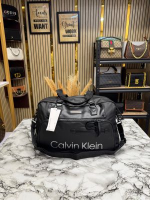 Calvin_Klein Premium Quality Travel Duffle Bag (C0880-Black)