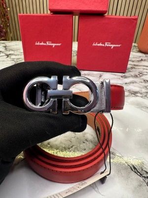 SALVATORE_FERRAGAMO PREMIUM LADIES BELT [RED]