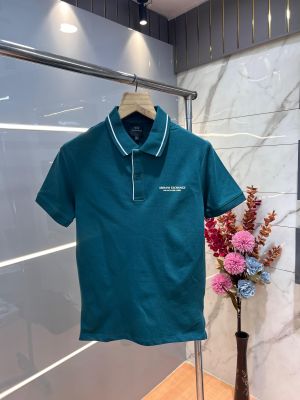 Arman i Exchange Green Premium Cotton Lycra Pique fabric Polo Tshirt with Collar and Emboss Logo 3162
