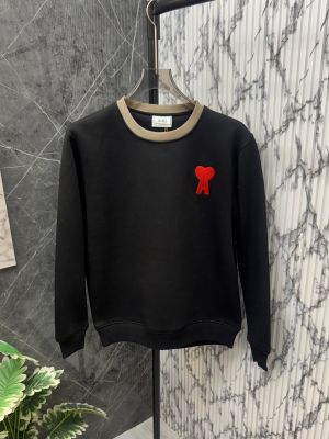 AMI PARIS IMPORTED FRONT EMBROIDERY FLEECE FABRIC VERY PREMIUM FULL SLEEVES SWEATSHIRT.CS220