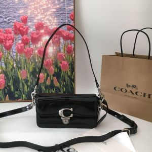 Coach_Studio_Baguette_Black_Patent_Leather_With_OriginalBox_DustCover_Tags