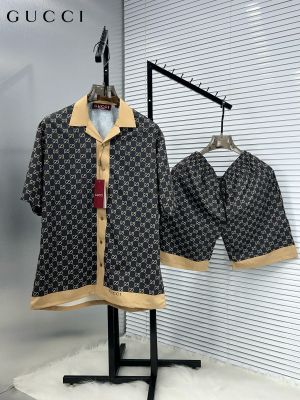 Gucci_Black_All_Over_Monogram_Print_Imported_Cord_Set_With_Box_And_Carry_Bag_(1581)