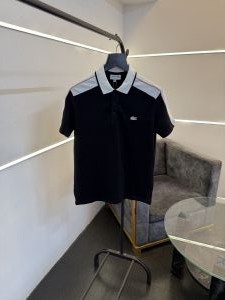 Lacost e imported polo tshirt black