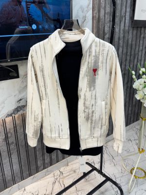 Ami paris Imported Inner Fleece Fabric Very Premium Zipper Jacket.MR203