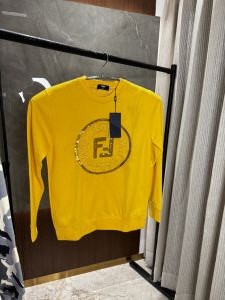  Fend_i Yellow Brand work Full sleeves Tshirt Imported