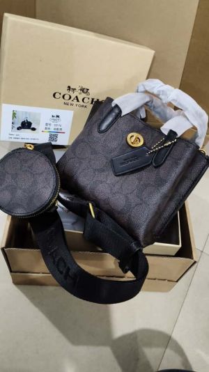 Coach_Willow_Coffee-Black_Medium_With_DustCover_with_box_5762