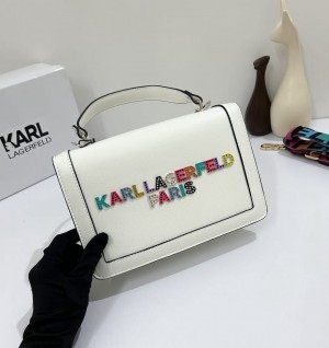 KARL LAGERFELD KSkuare Embossed Tote Bag With OG Box & Dust Bag 5172