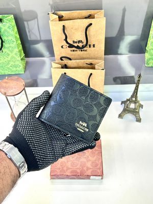 Coac_h Wallet Black Premium Quality Fa 50