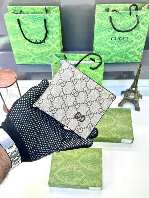 Gucc_i Wallet Light Brown Fa 57