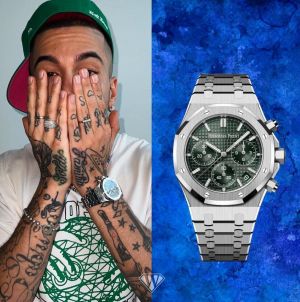 Audemars Pgeu_t Royal Oak Chronograph Green