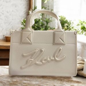 karl lagerfeld Skuare Grainy white Small Tote bag premium quality with box 