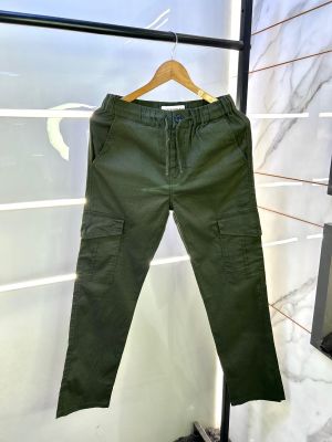 Calvin_Klein Green Linen Super Premium Cargo F2878-GR