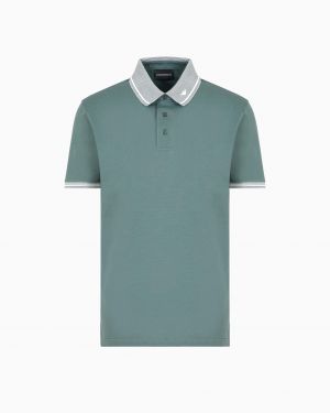 Emporio Arman_i Imported Very Premium Printed Polo T-shirt (DN 510)