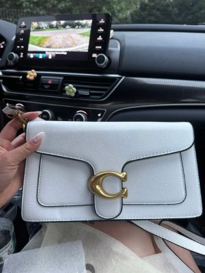 Coac_h Tabby Shoulder Bag Damage Box And Dust Bag (White)