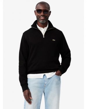 Lacost_e Black Premium Zipper Full Sleeves Tshirt 494