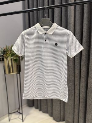 FERRAGAMO IMPORTED POLO T-SHIRT WHITE
