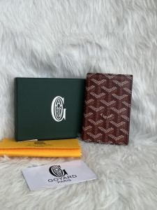 Goyard GG-3 Saint Marc Card Holder With Original Box & Dust Cover Packing Highend Premium Leather